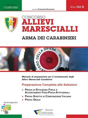 cover image of 012B | Concorso Allievi Marescialli Arma dei Carabinieri (TPA, Tema, Prova Orale)